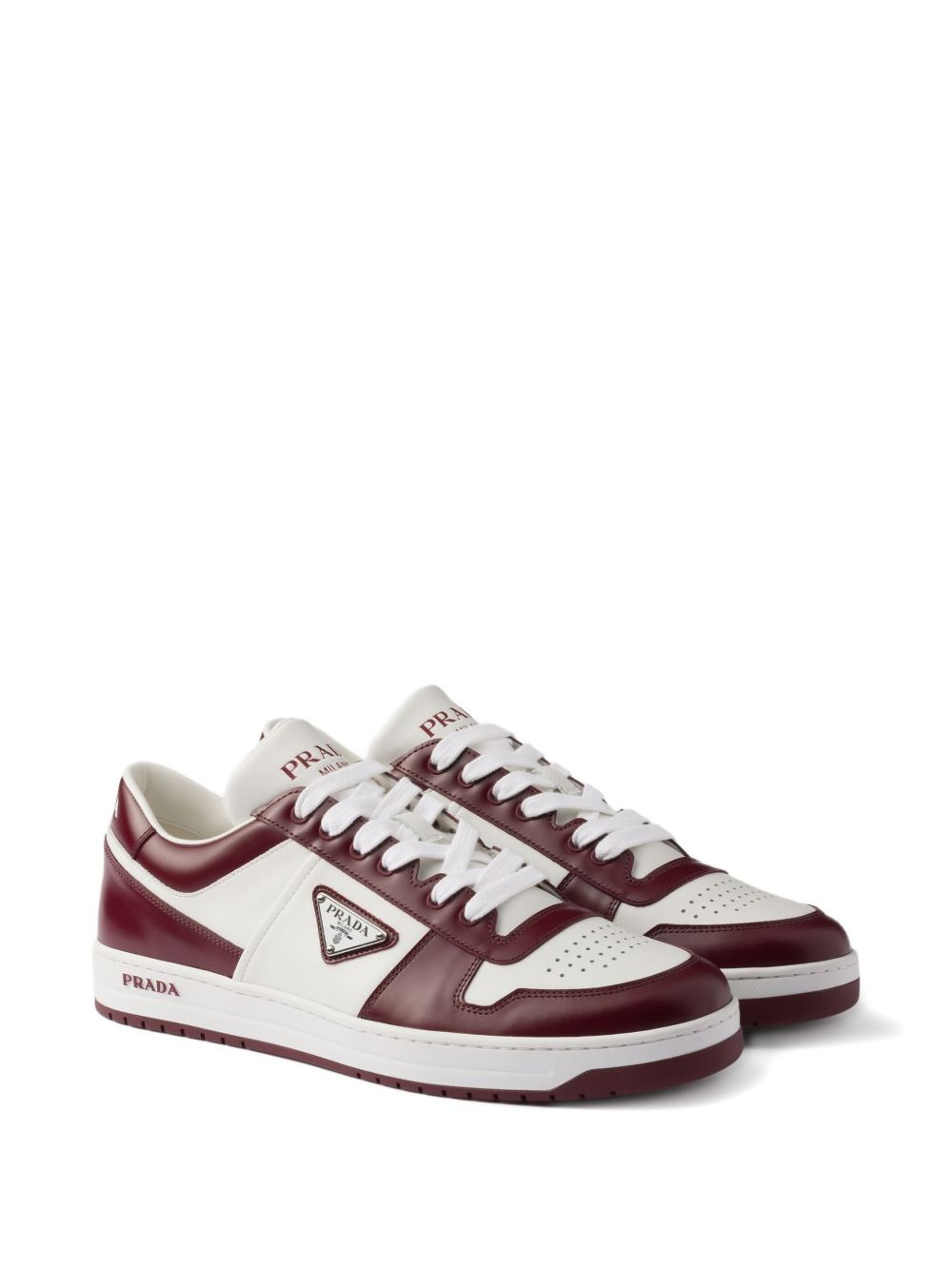 Downtown panelled leather sneakers - 2