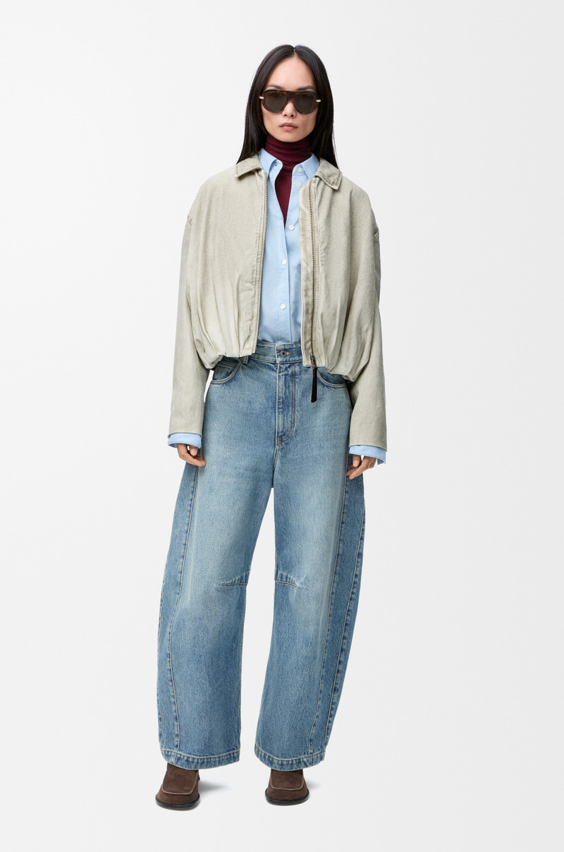 Loewe Draped jacket in cotton outlook