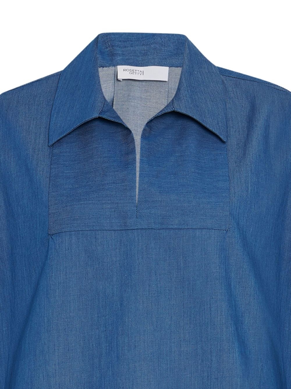 chambray blouse - 2
