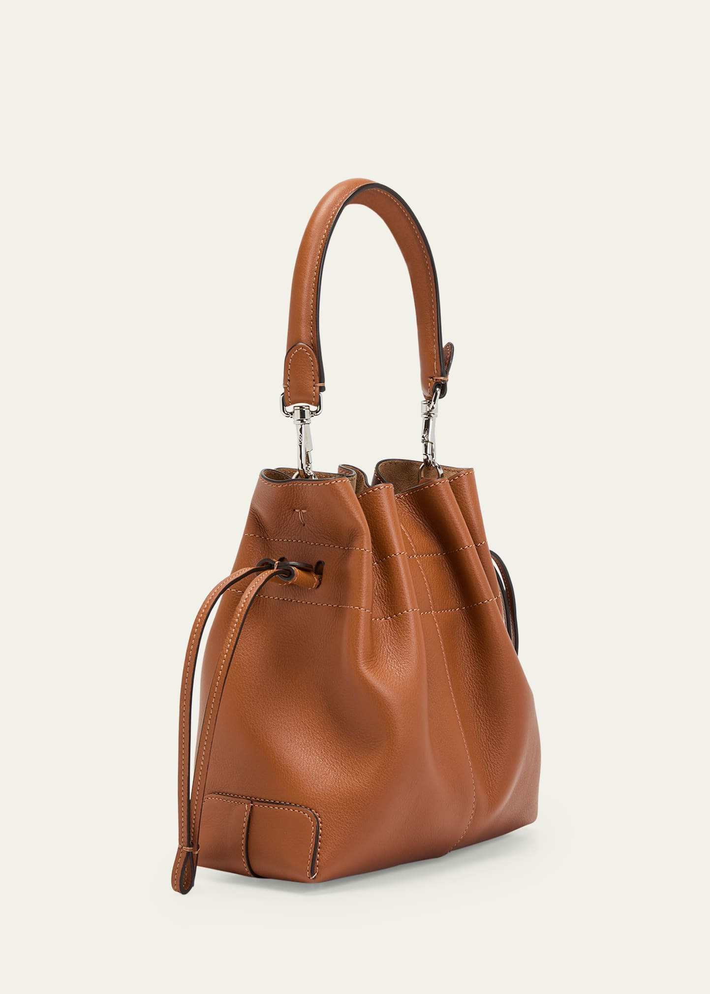 Di Mini Leather Bucket Bag - 3