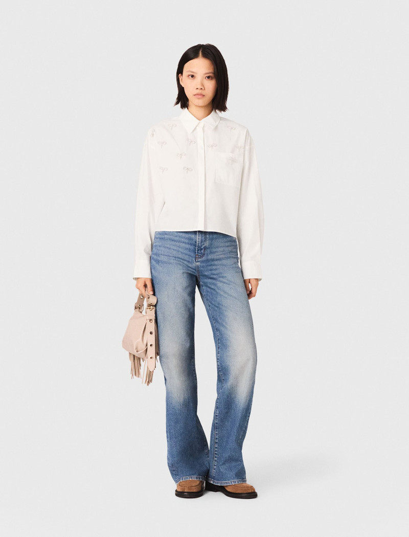 maje Jewel detail shirt outlook