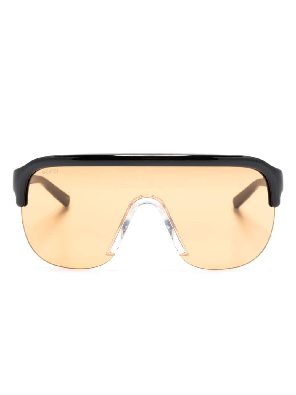 lens-decal shield-frame sunglasses - 1