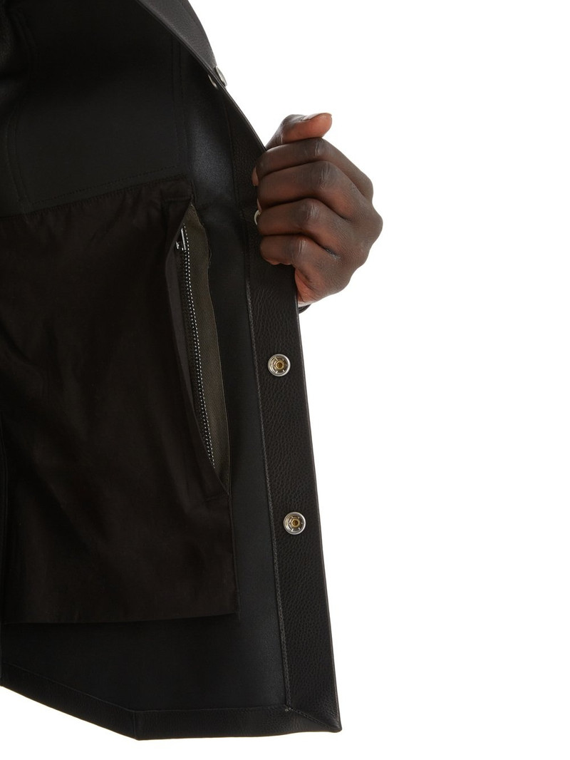 Rick Owens Leather Overshirt 7
