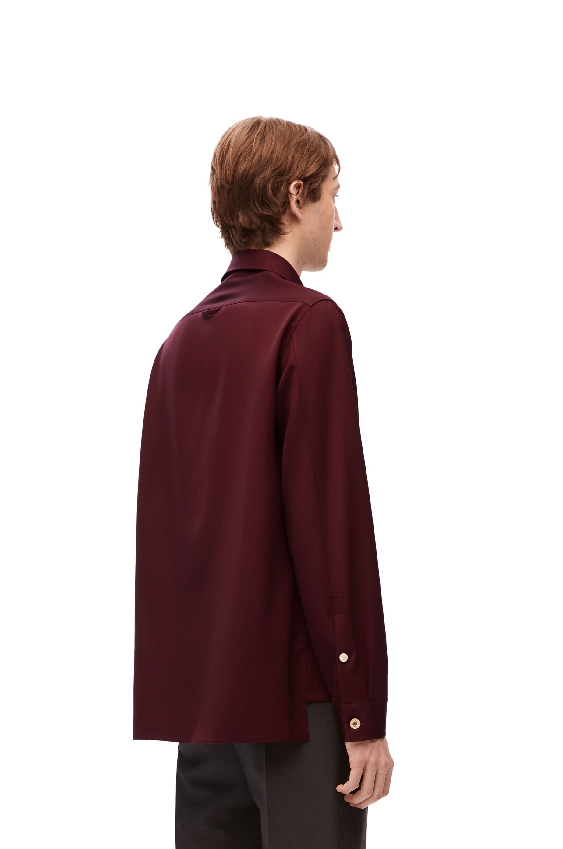Overshirt in wool - 4