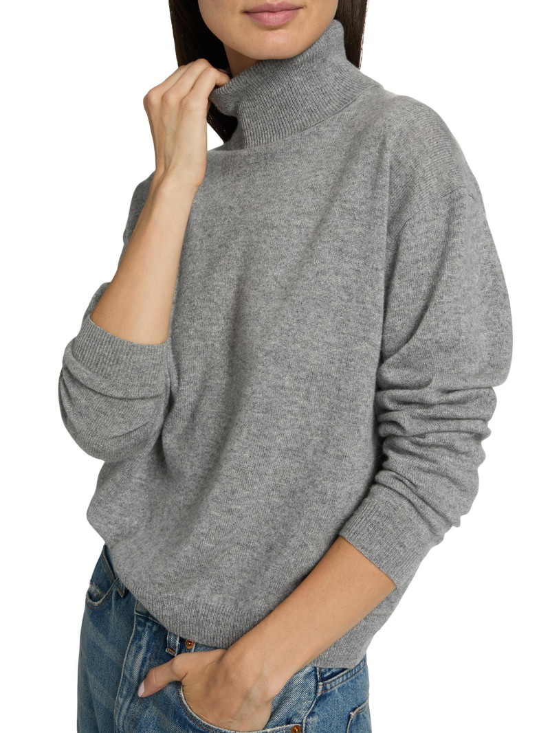 Women's The Primm Cashmere Sweater - Light Heather 6