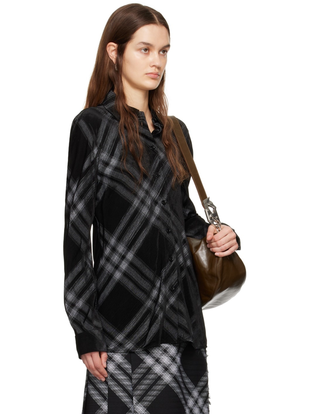 Black Check Shirt - 2