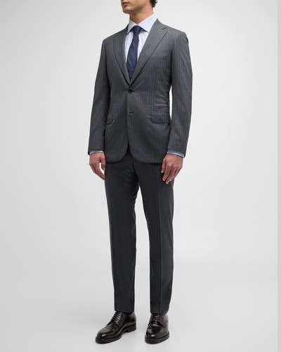 Brioni Men's Tonal Striped Wool Suit outlook