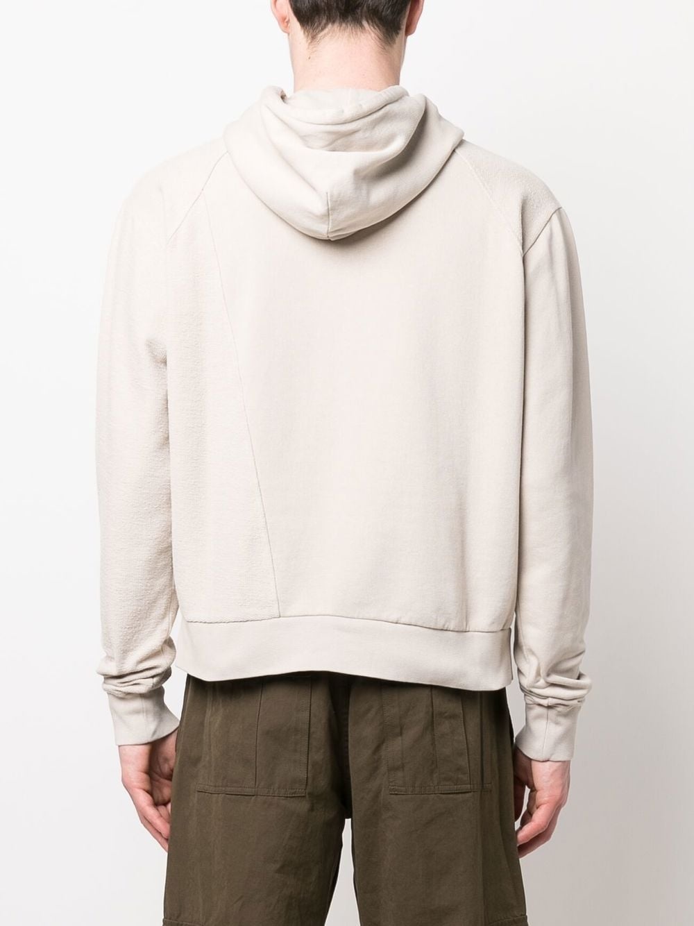 PANELLED ORGANIC COTTON HOODIE - 2
