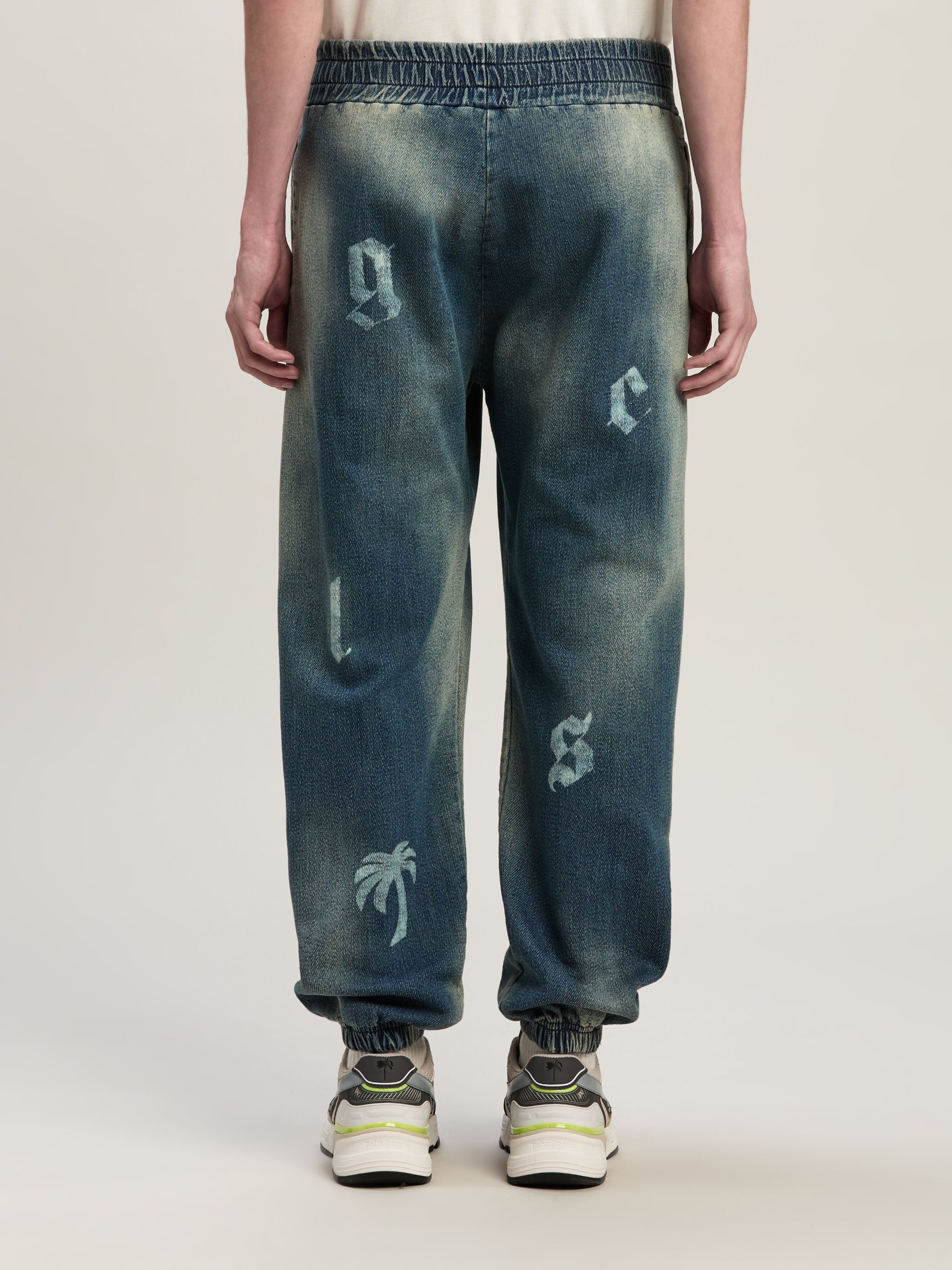 LOGO WASHED SWEATPANTS - 5