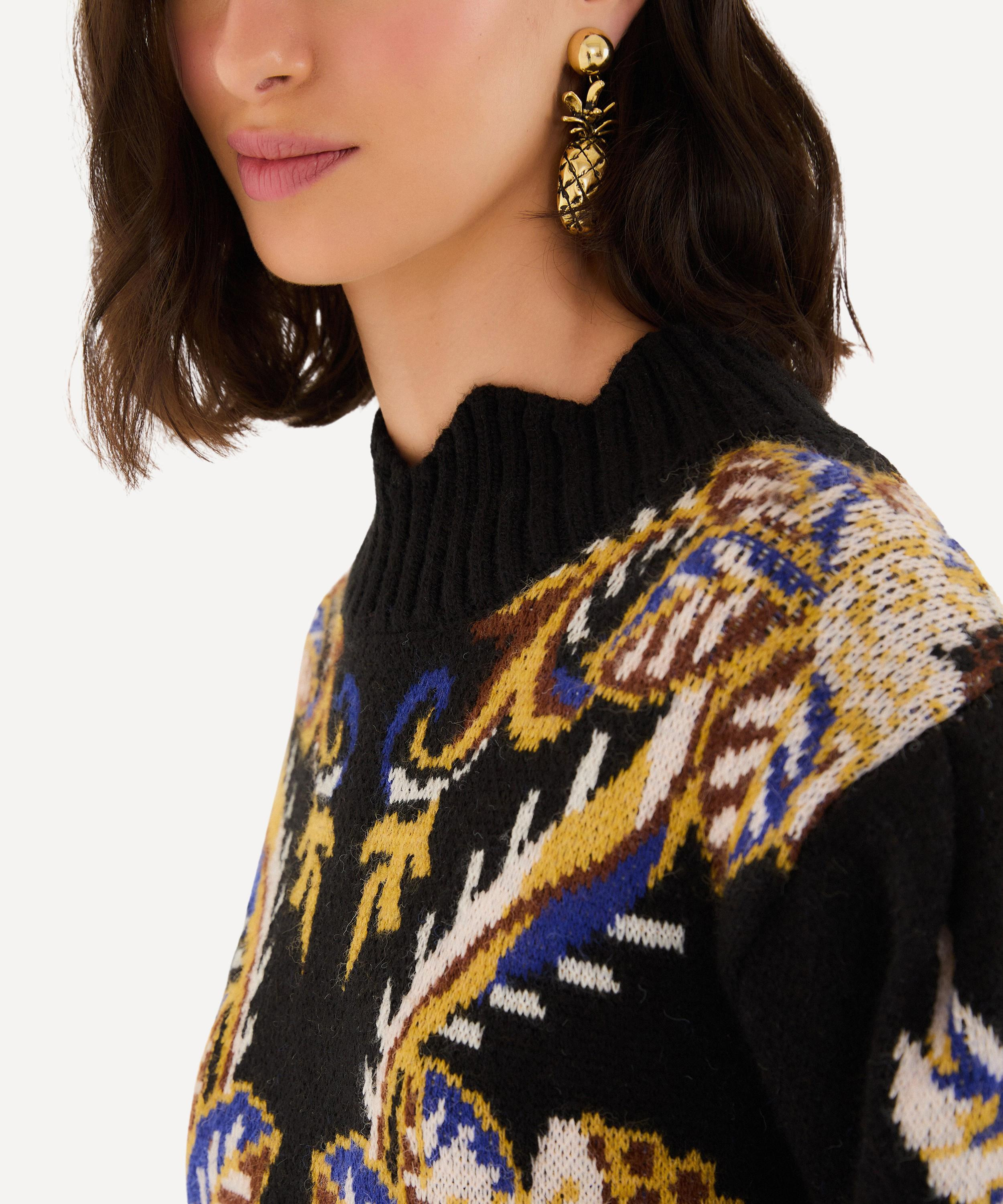 Black Arabesque Paradise Knit Jumper - 3