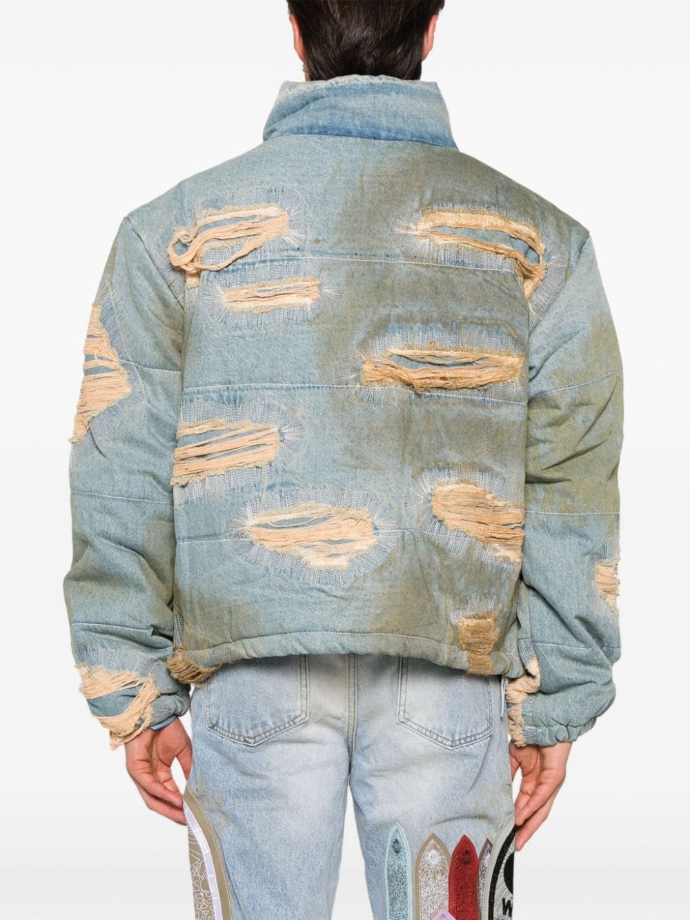 denim bomber jacket - 4