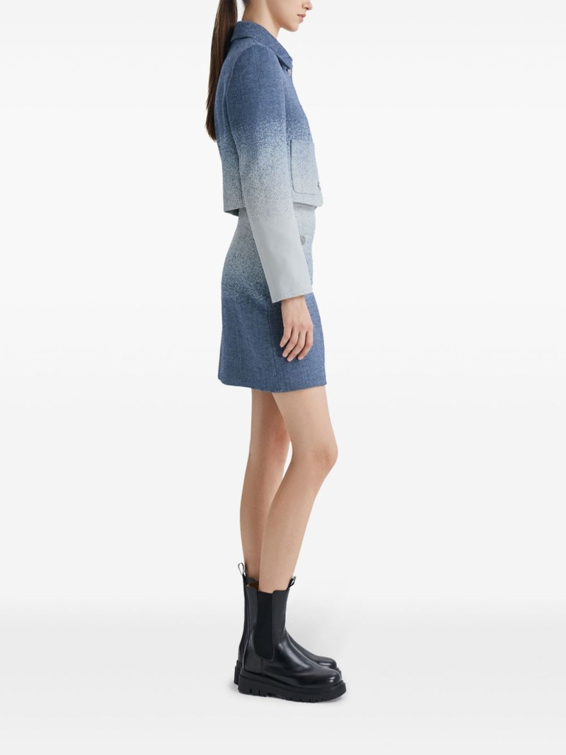 gradient-effect A-line skirt 3