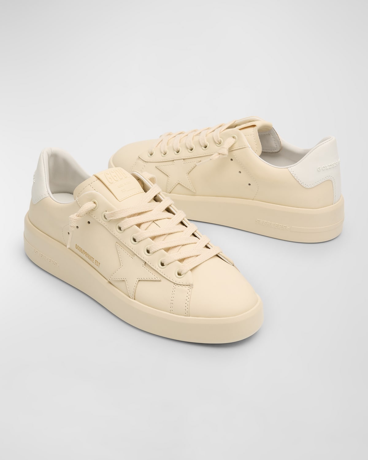 Purestar Bicolor Leather Low-Top Sneakers - 8