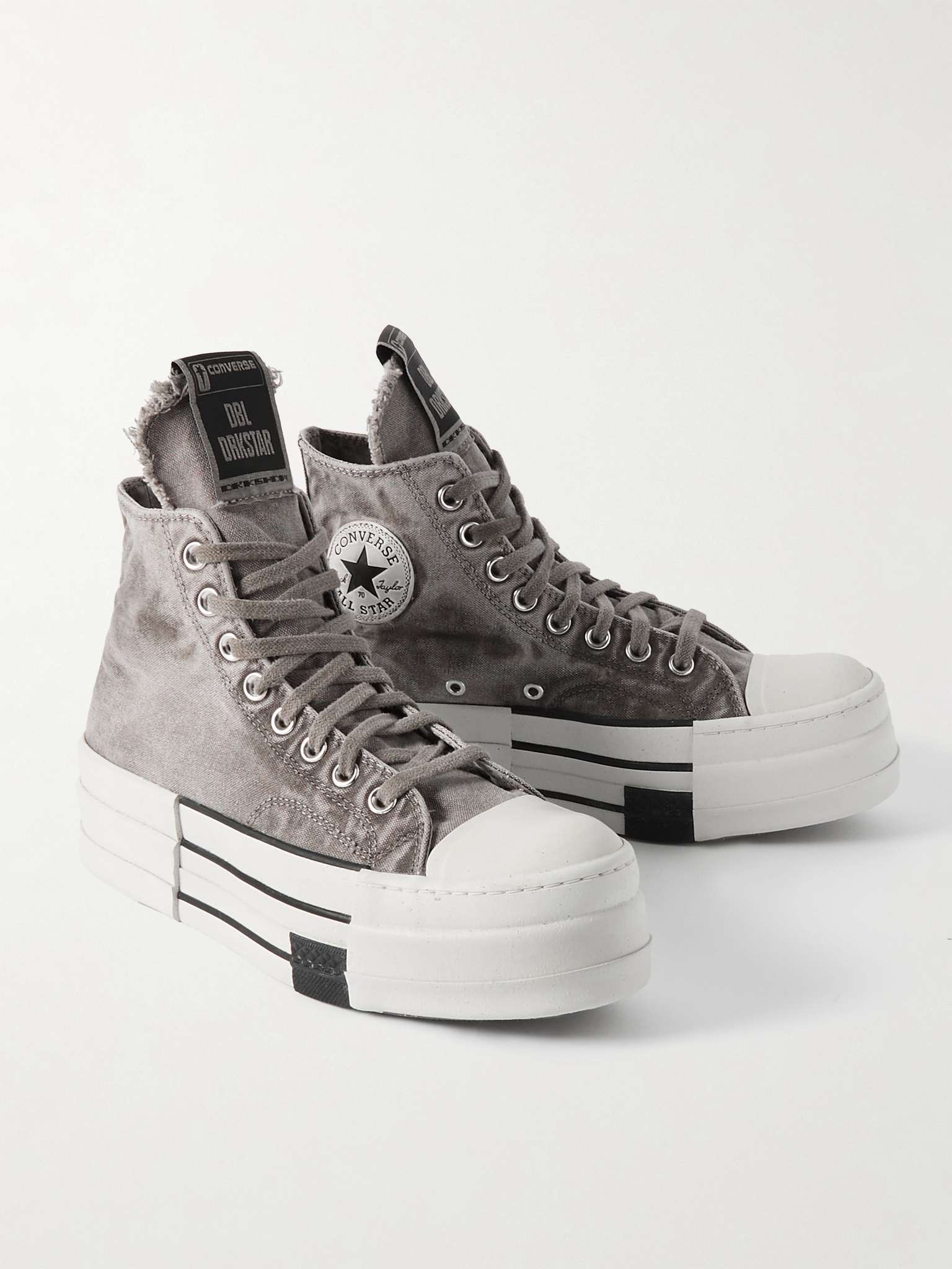 Converse + Converse DBL DRKSTAR Distressed Over-Dyed Canvas