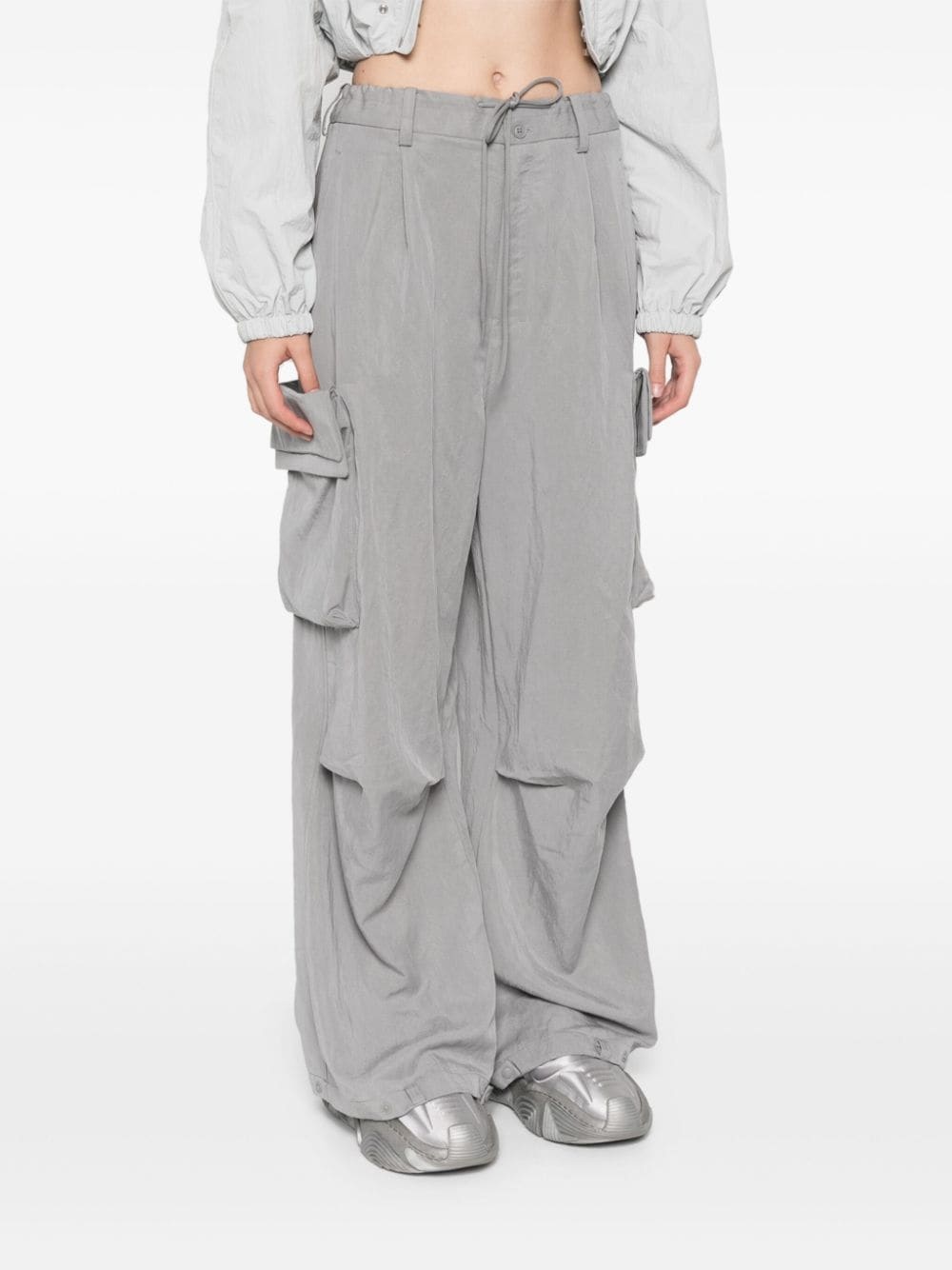 cuffed cargo pants - 3