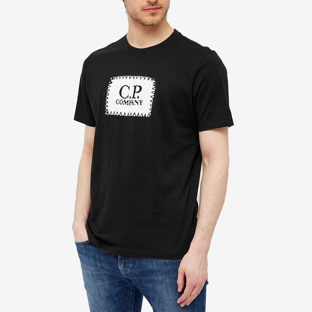 C.P. Company Stitch Block Logo Tee - 4