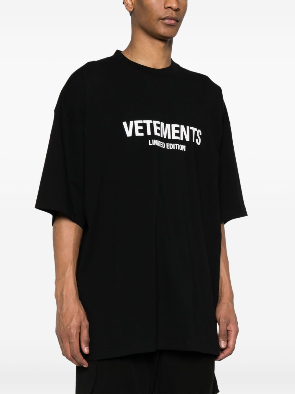 logo-print cotton T-shirt - 4