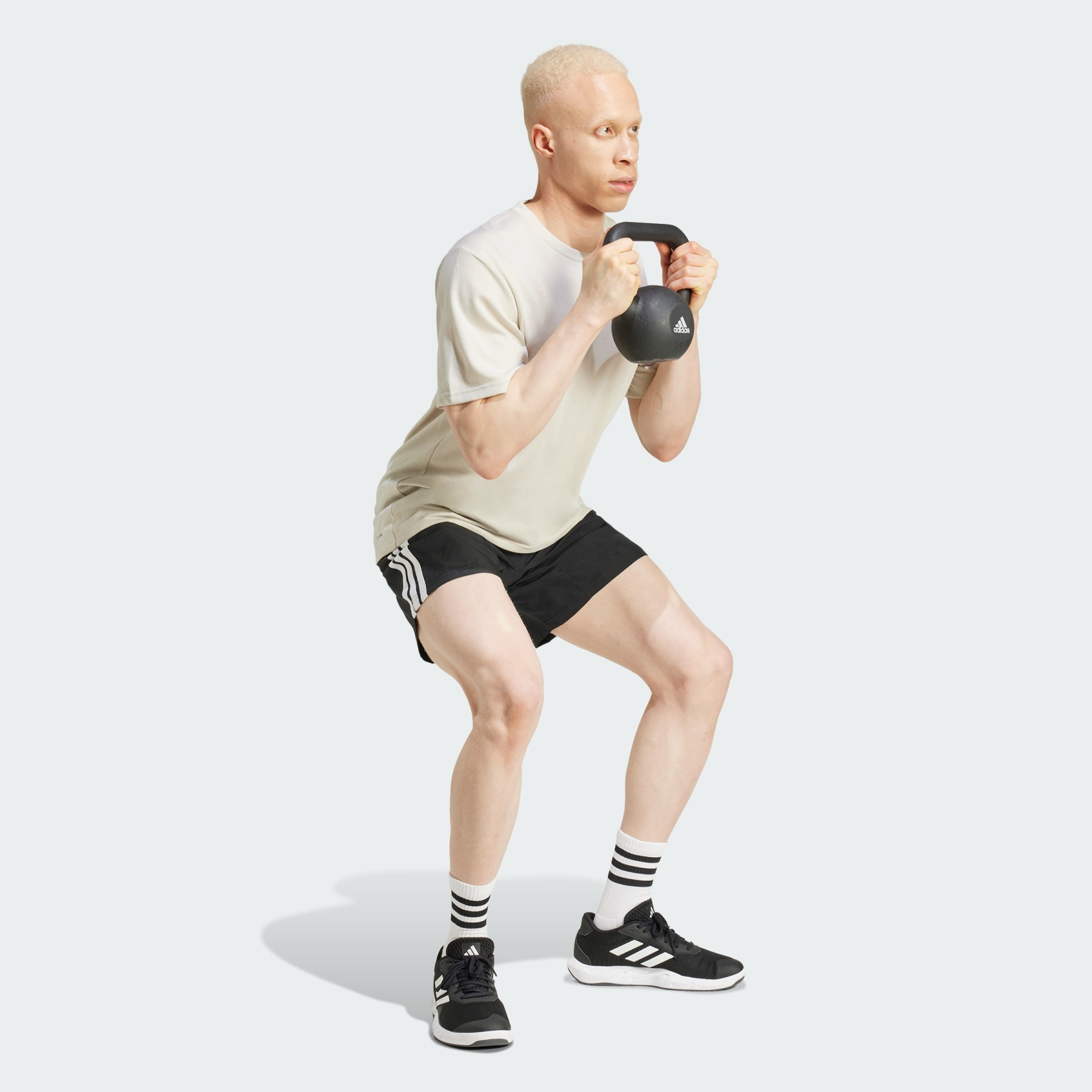 Essentials Training 3-Stripes Woven Shorts - 4