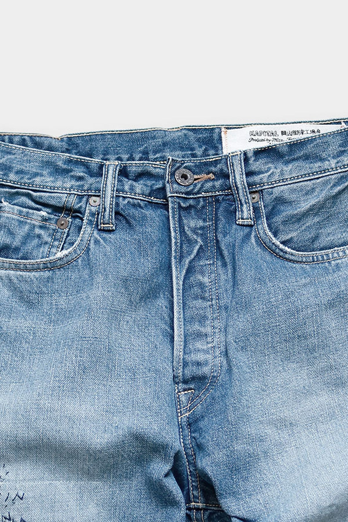 14OZ DENIM 5P MONKEY CISCO (3YEARSFADE) - INDIGO - 5