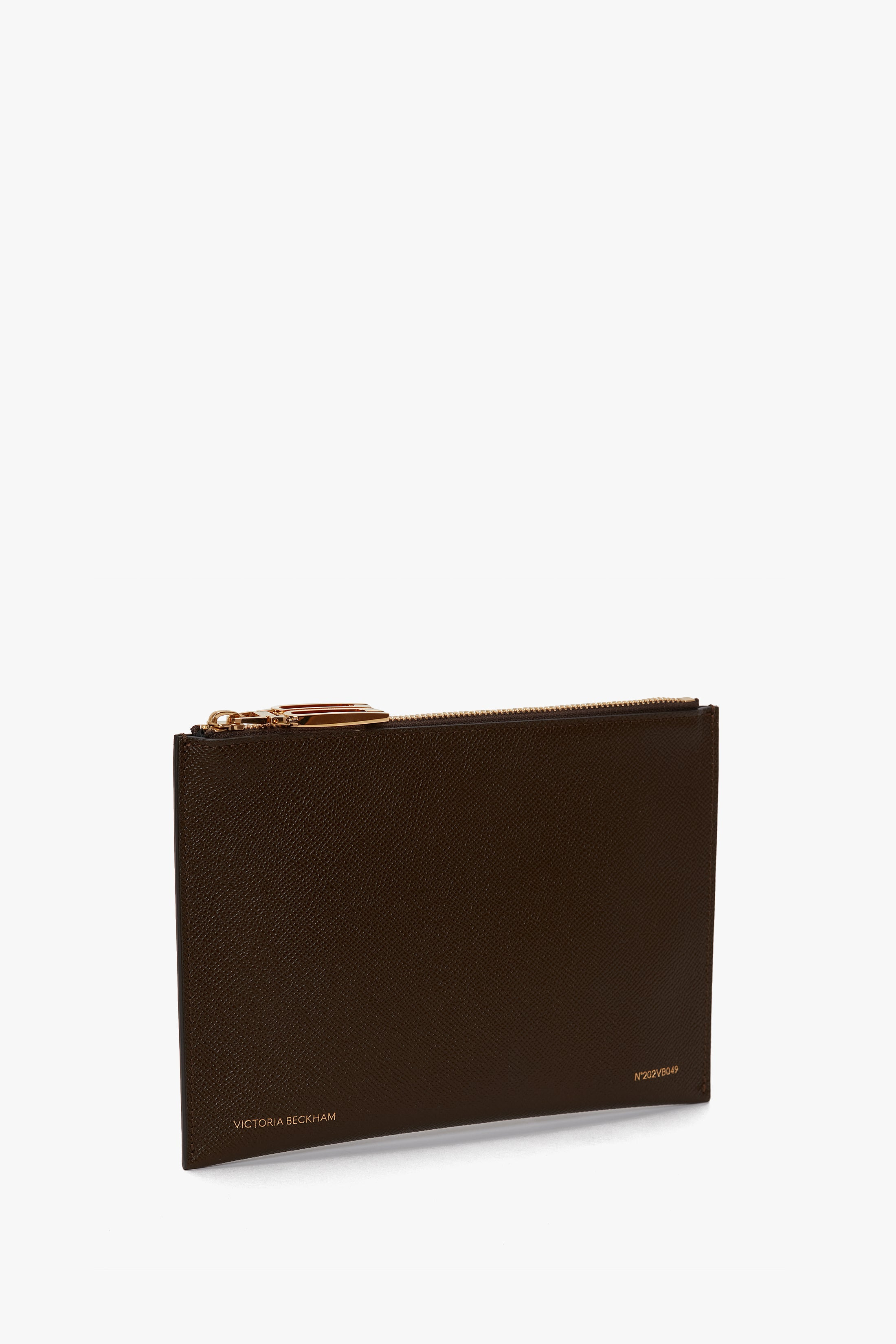 Exclusive Pochette Bag In Khaki Leather - 2