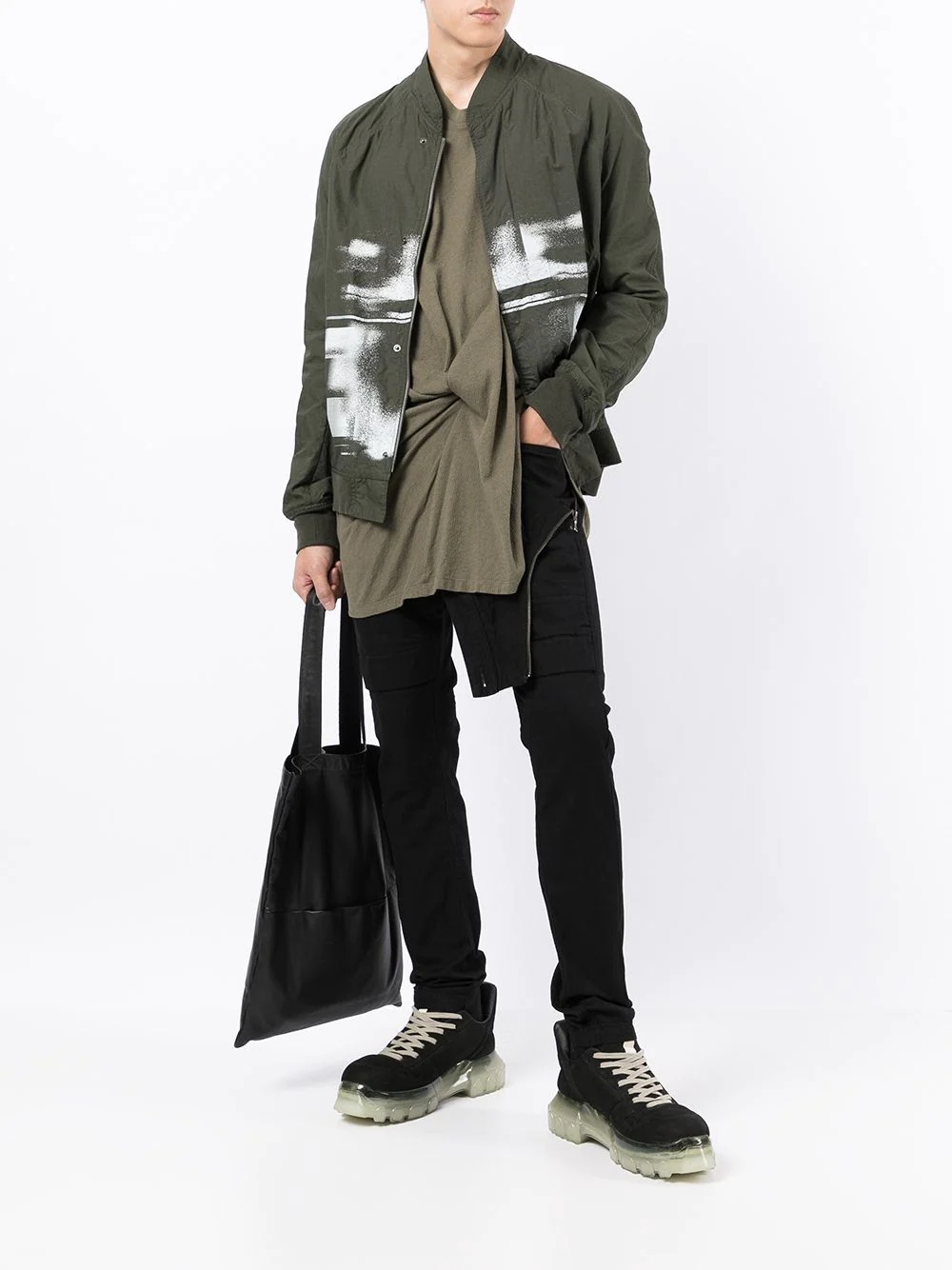 Typewrite bomber jacket - 2