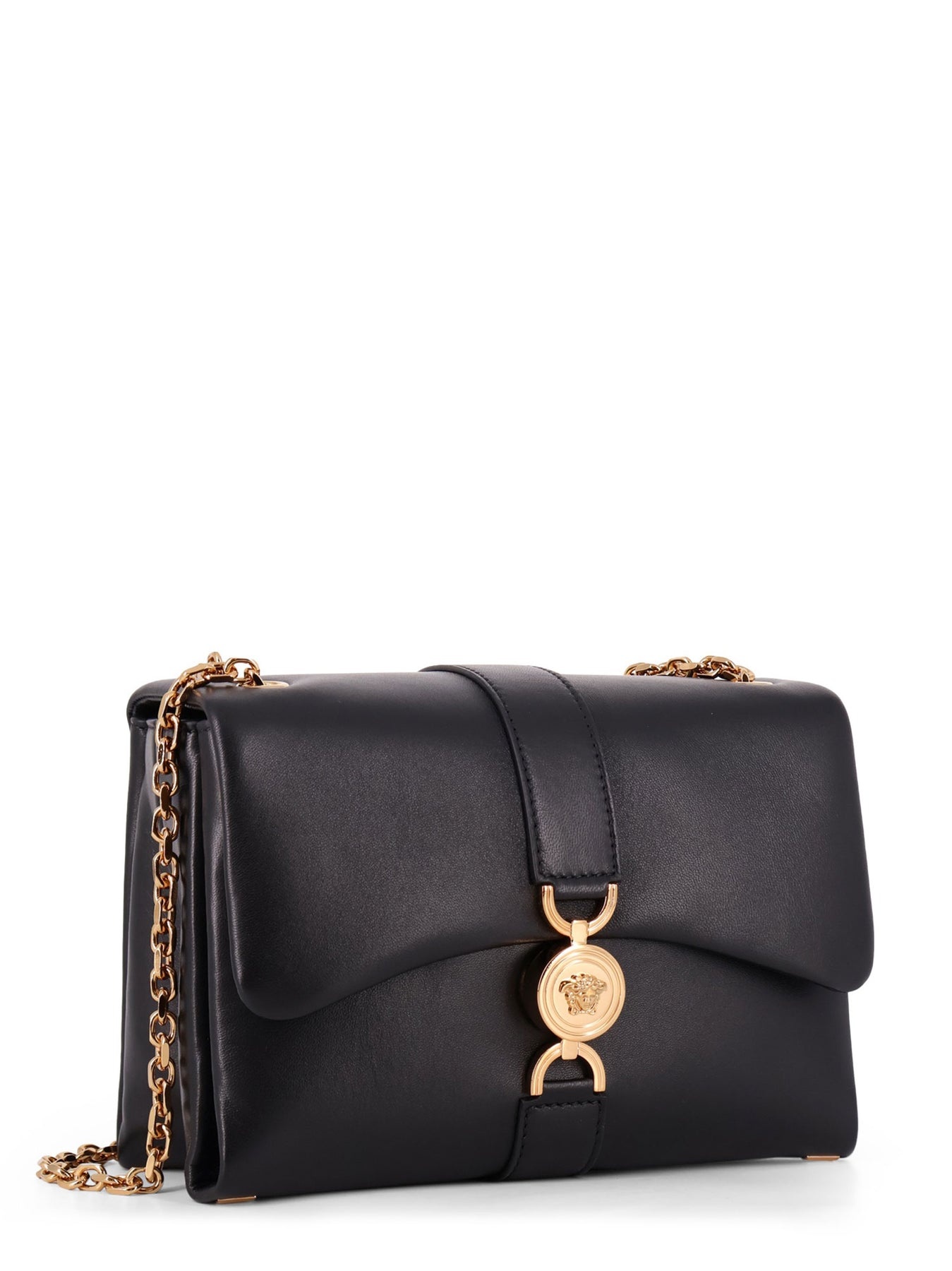 Leather shoulder bag with Medusa '95 detail - 3