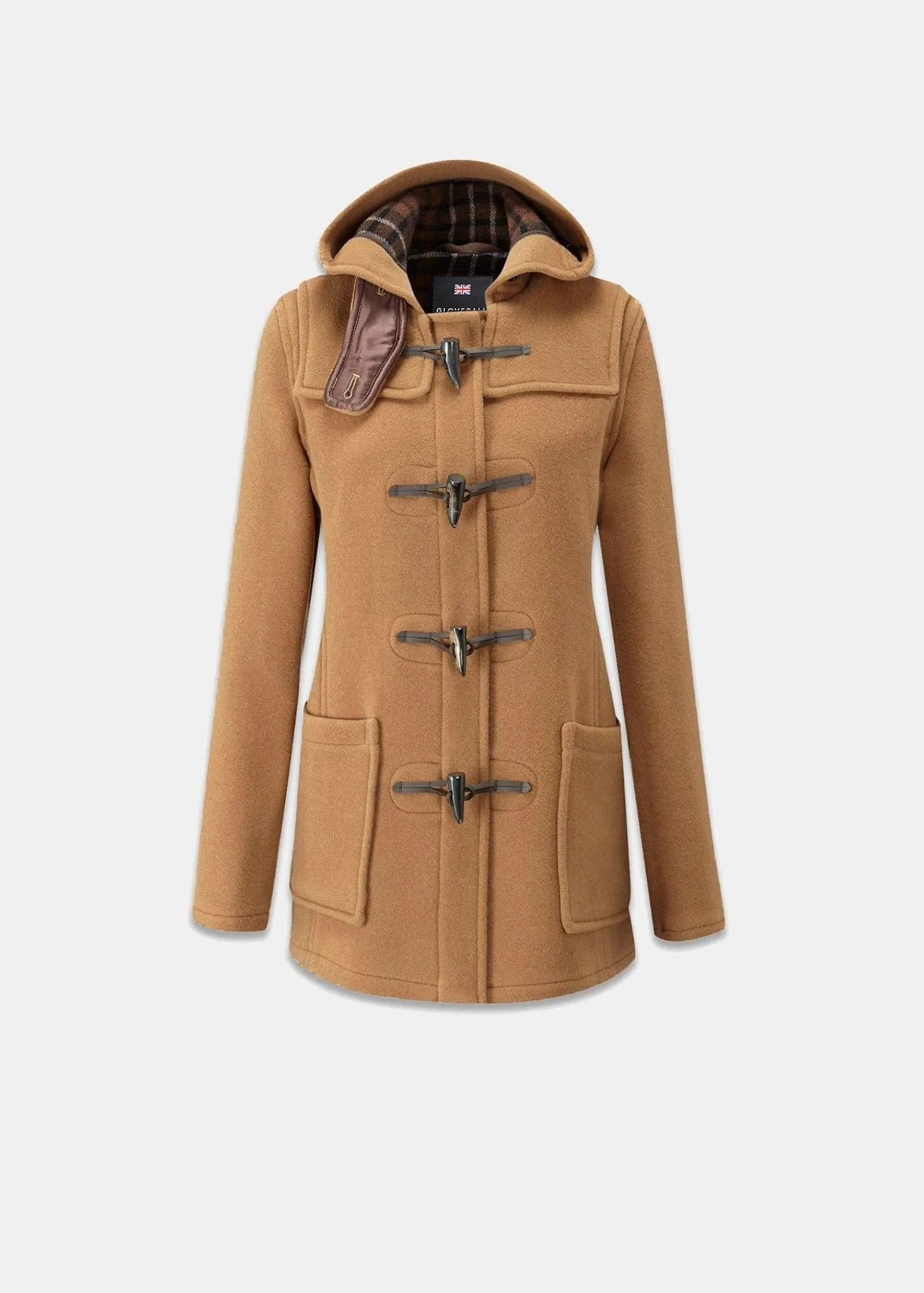 Women's Short Slim Fit Freda Duffle Coat FC Camel - 1
