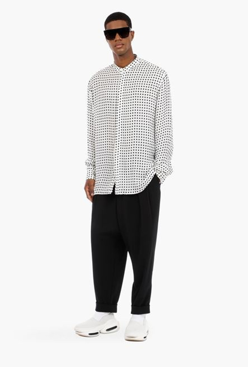 Balmain Black crepe harem pants outlook