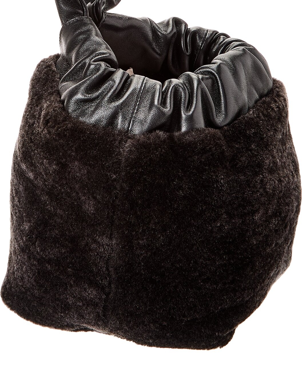 Jil Sander Drawstring Leather Bucket Bag - 3