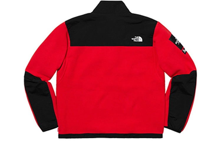 Supreme SS19 x The North Face Arc Logo Denali Fleece Jacket Red SUP-SS19-547 - 2