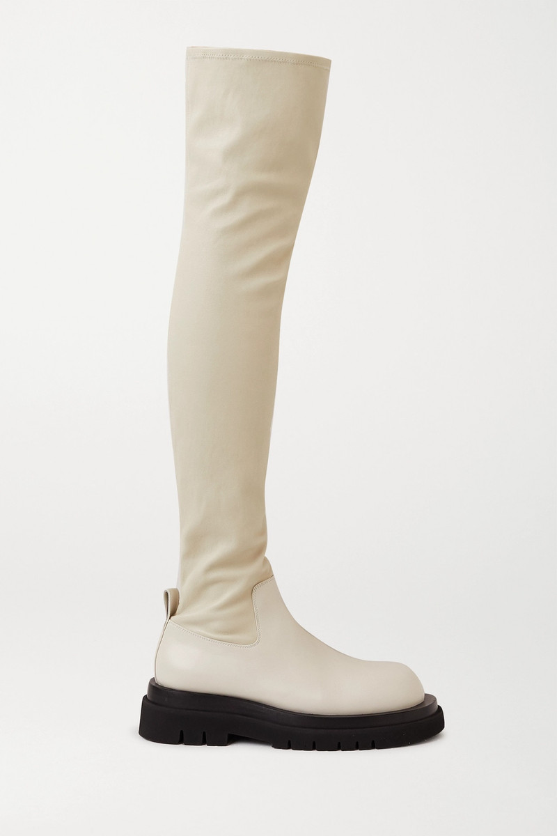 Leather over-the-knee boots 1