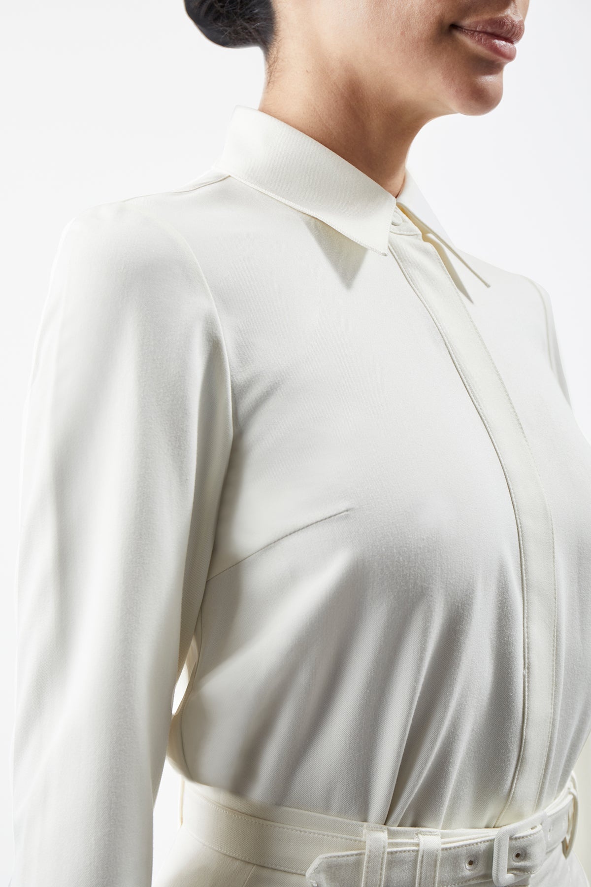 Cruz Shirt in Washed Silk - 5