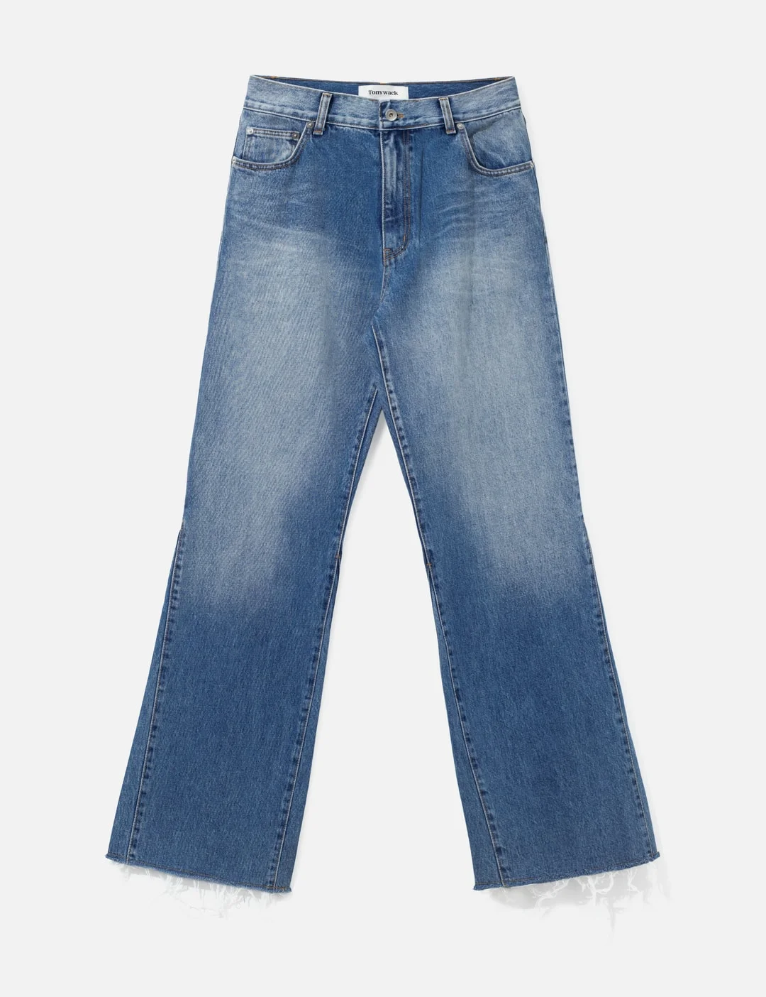 RE-CUT FLARED DENIM JEANS - 1