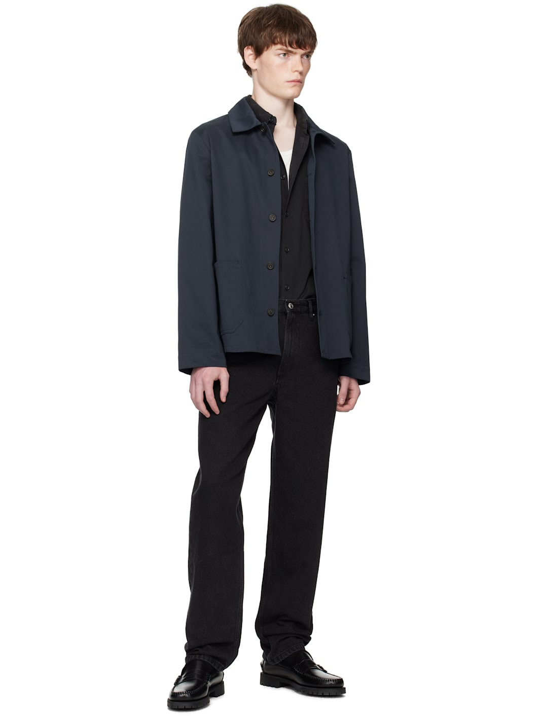 Navy Kerlouan Logo Jacket - 4