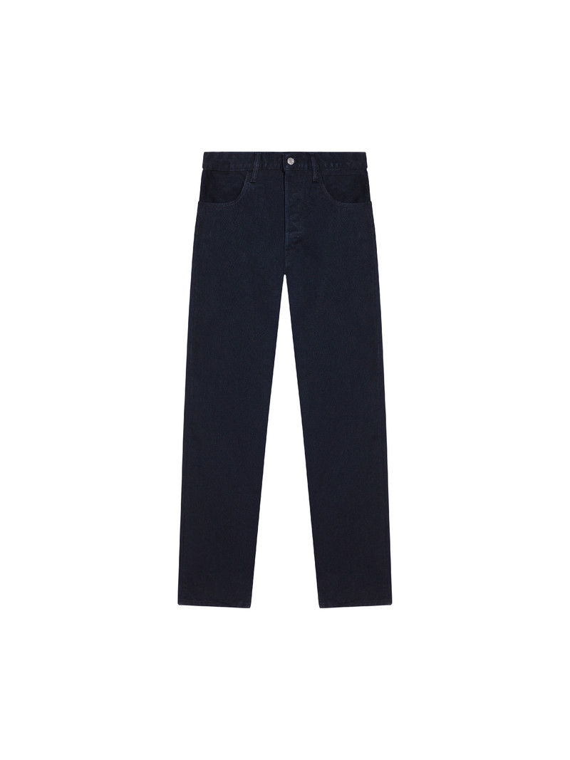 Mens Nettle Denim Straight Leg Jeans - Black 1