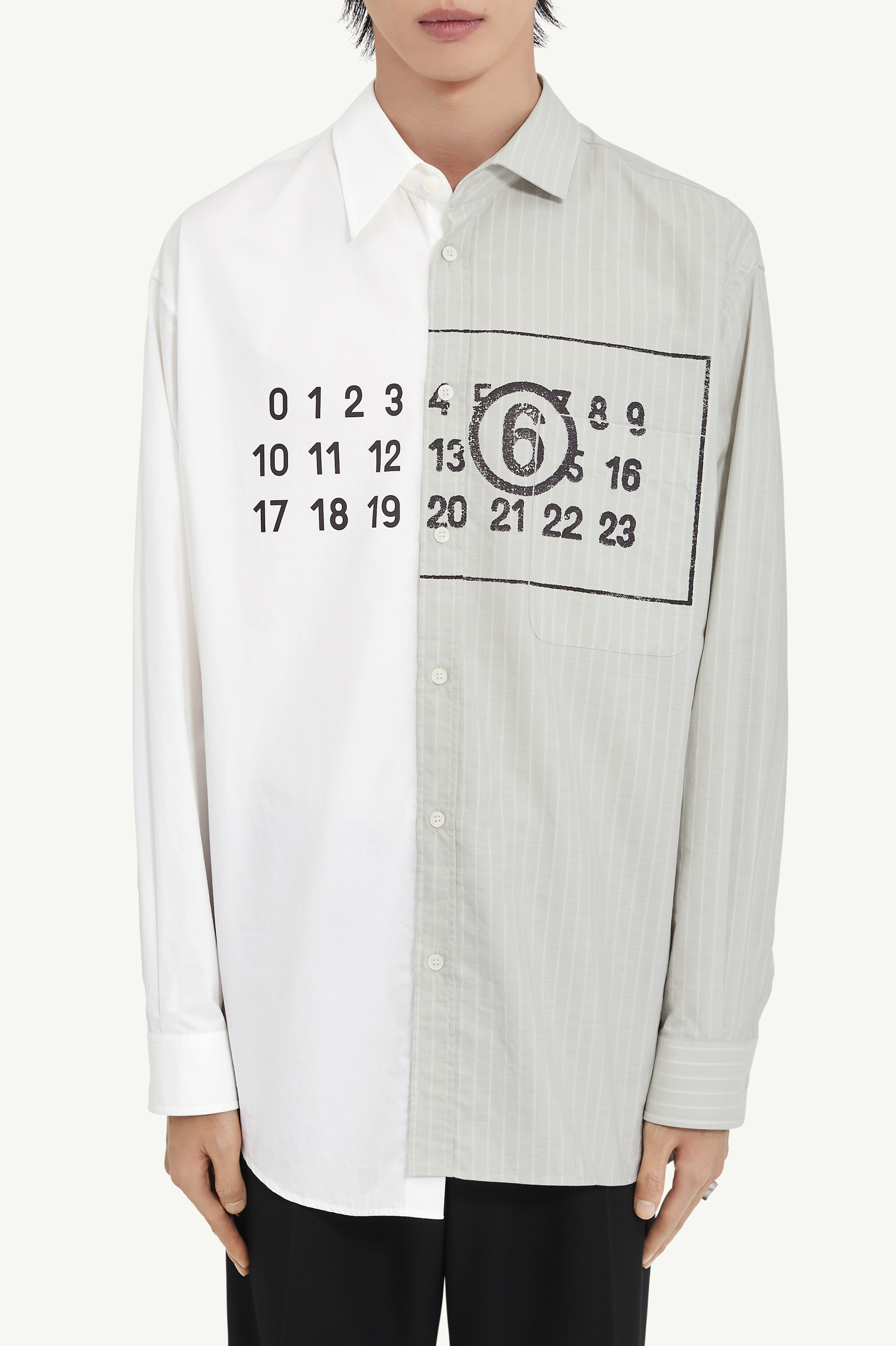 Asymmetric Cotton Poplin Shirt - 5