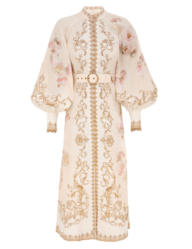 HYPNOTIC 단추가 달린 MIDI DRESS 1