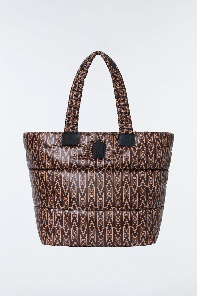 ROX square quilt tote with shoulder handles 1