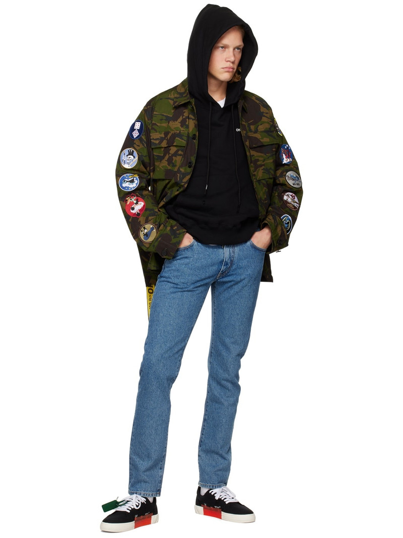 Off-White Green Camouflage Jacket outlook