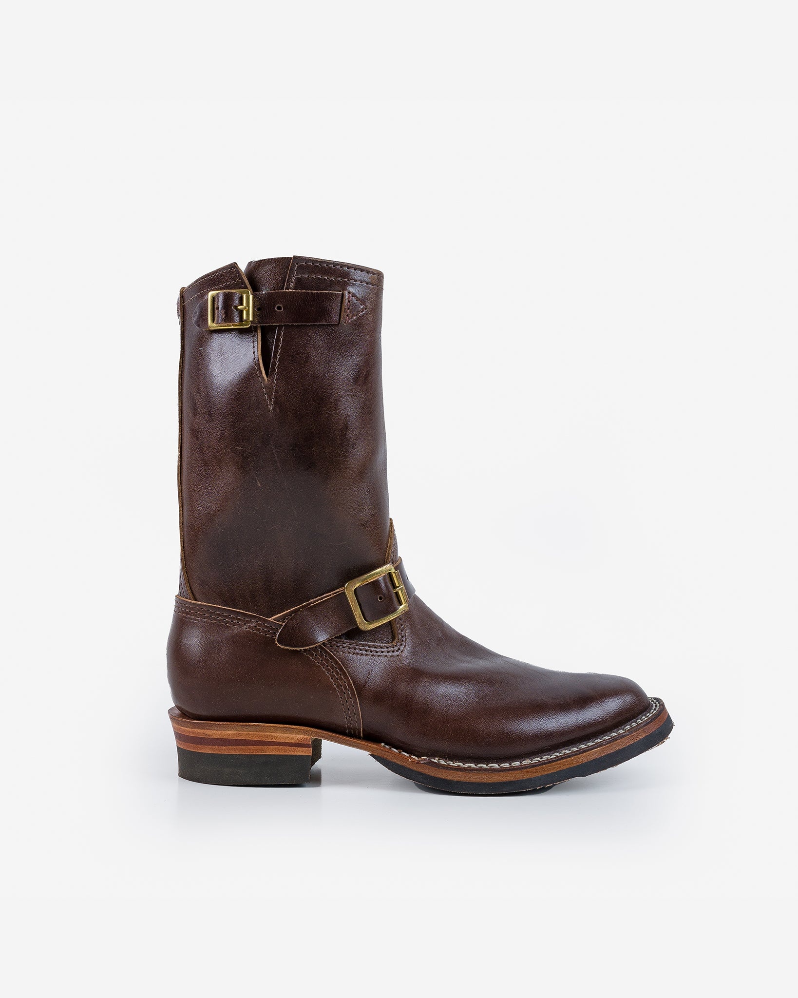 WESCO-MRLOU-BRN Wesco® - 10" Horsehide  Engineer Boot - Brown. The "Mister Lou" - 4