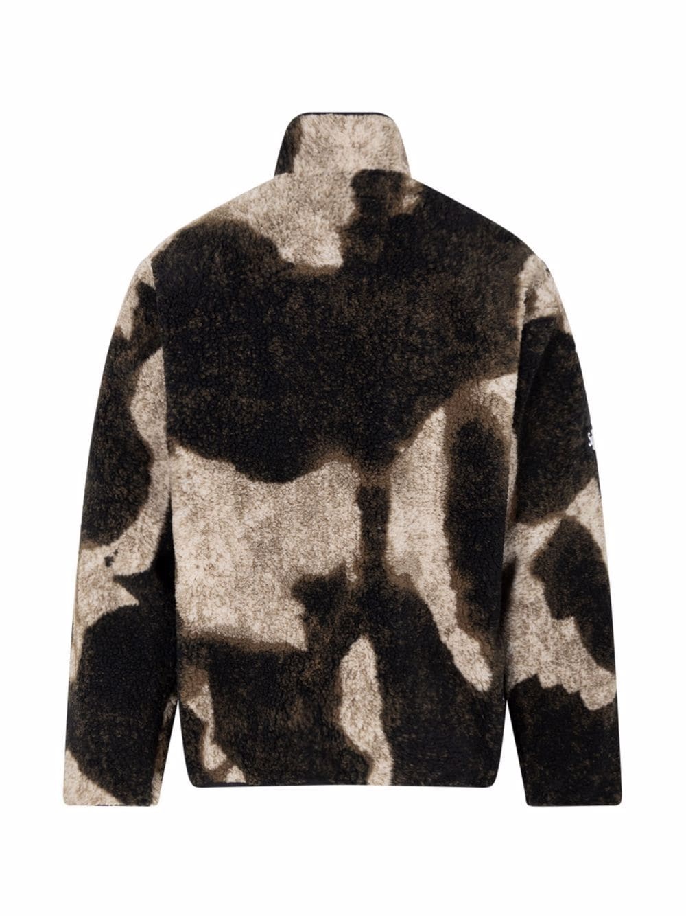 x TNF bleached denim fleece jacket - 3