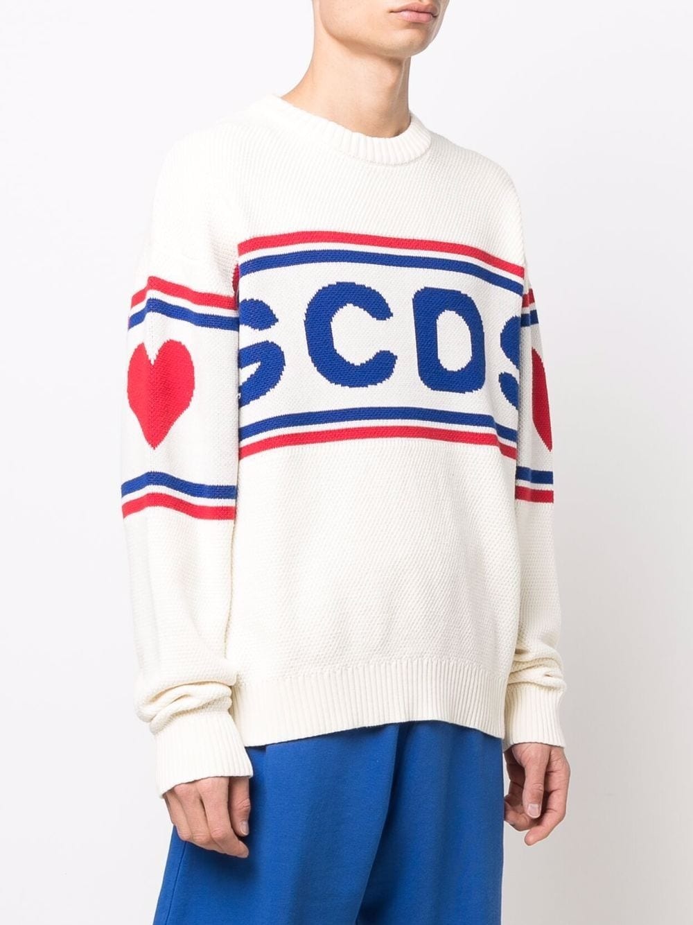 logo-knit jumper - 3