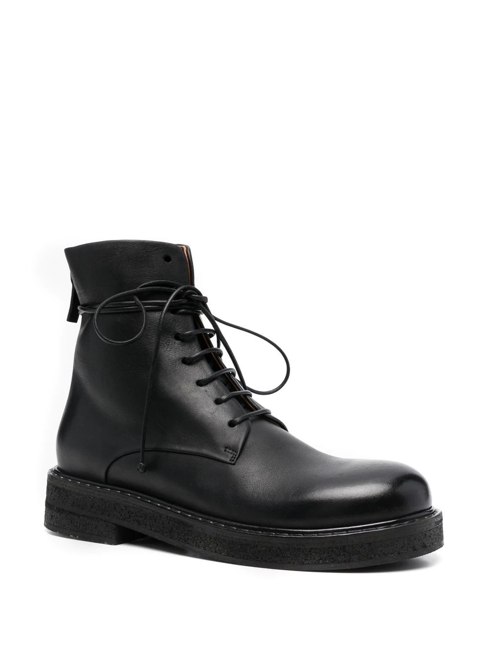 leather combat boots - 2