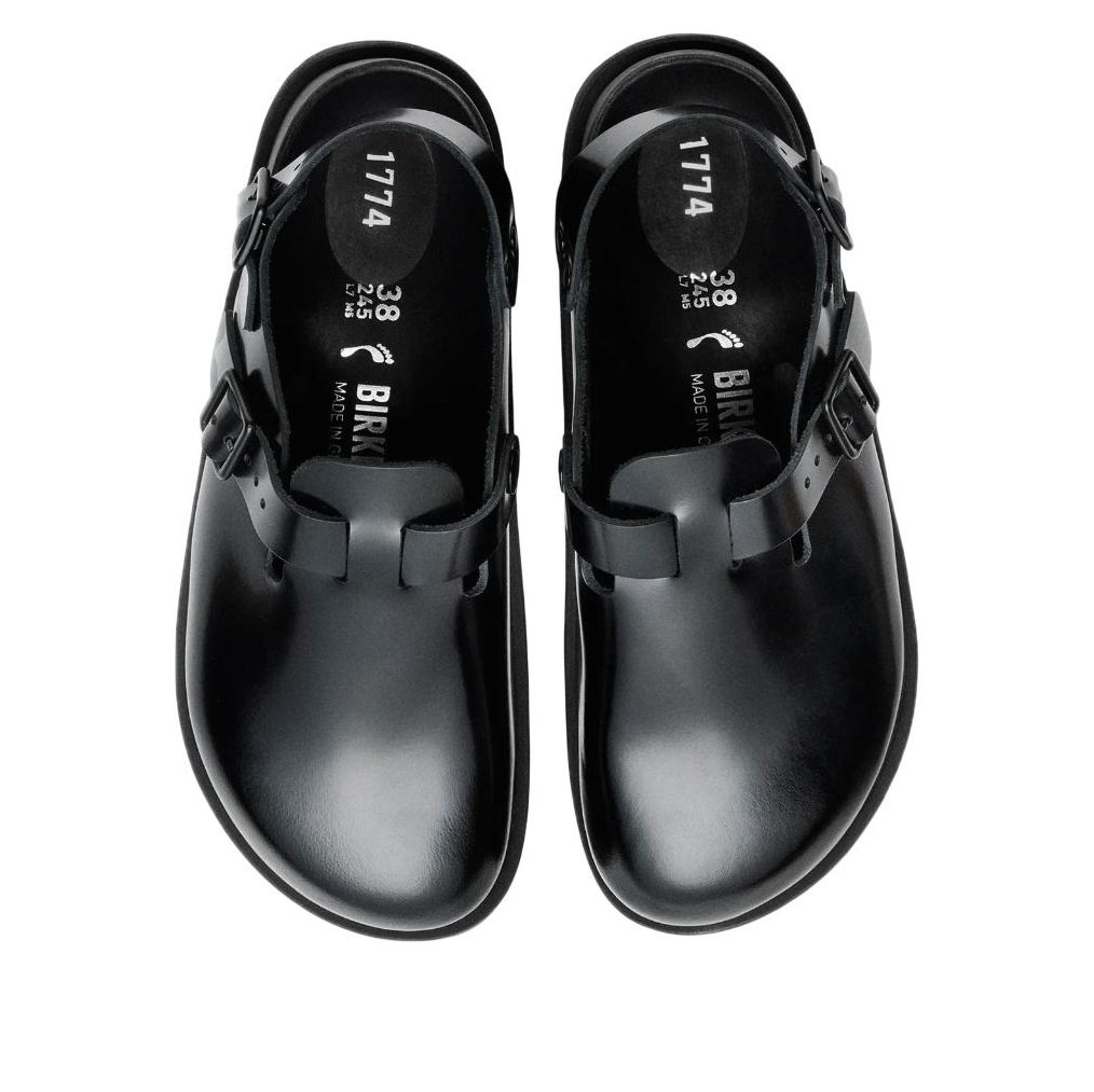 Birkenstock Tokio II Natural Leather Sandals 'Black' 1026796 - 2