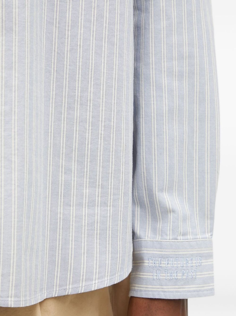 heart-logo striped shirt - 5