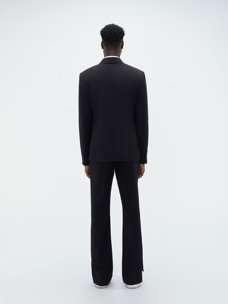 DOUBLE BREAST BLAZER-BLACK 5