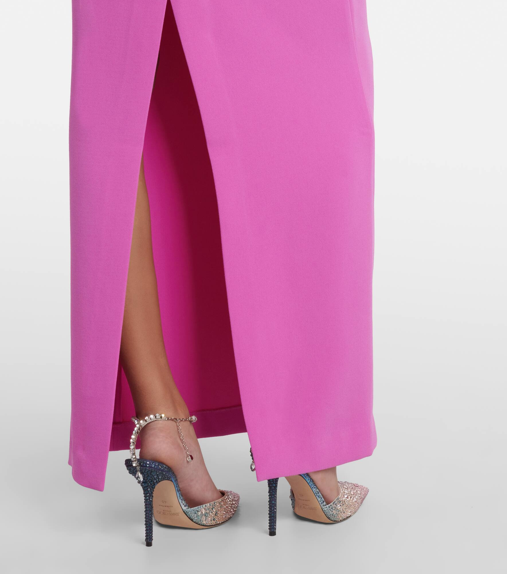 Milly cutout crêpe maxi dress - 6