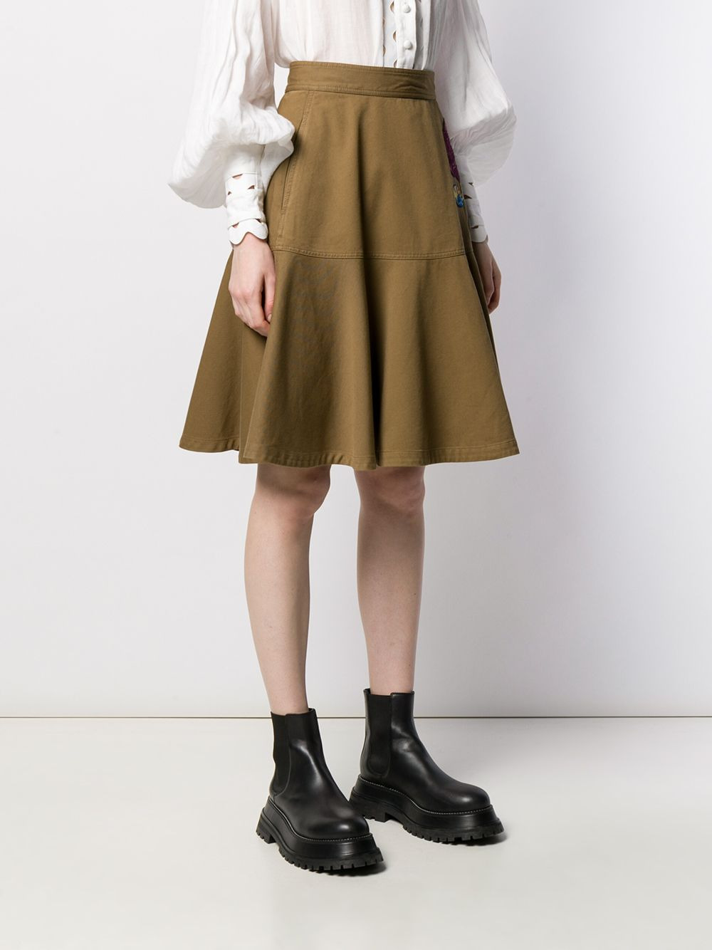 x Undercover sequin embroidery skirt - 3