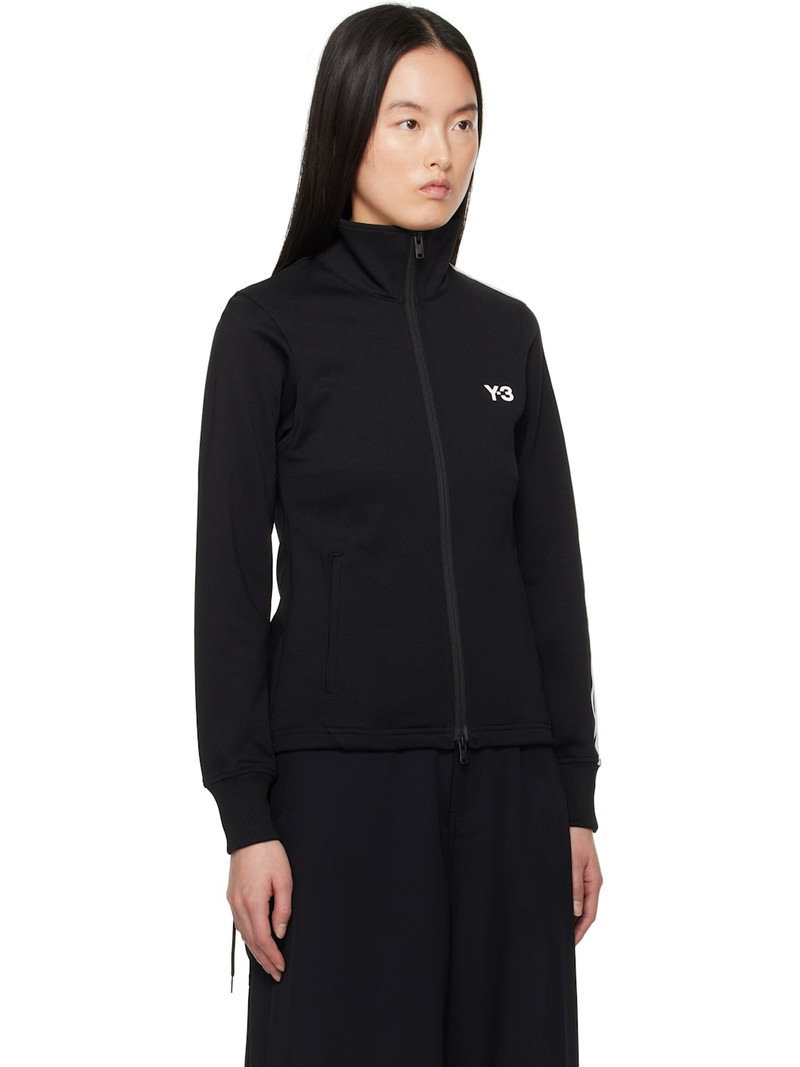 Black 3-Stripes Track Jacket 2