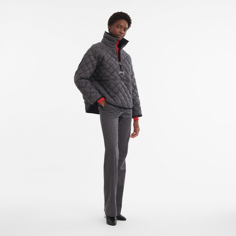 Longchamp Fall-Winter 2023 Collection Parka Anthracite - OTHER outlook